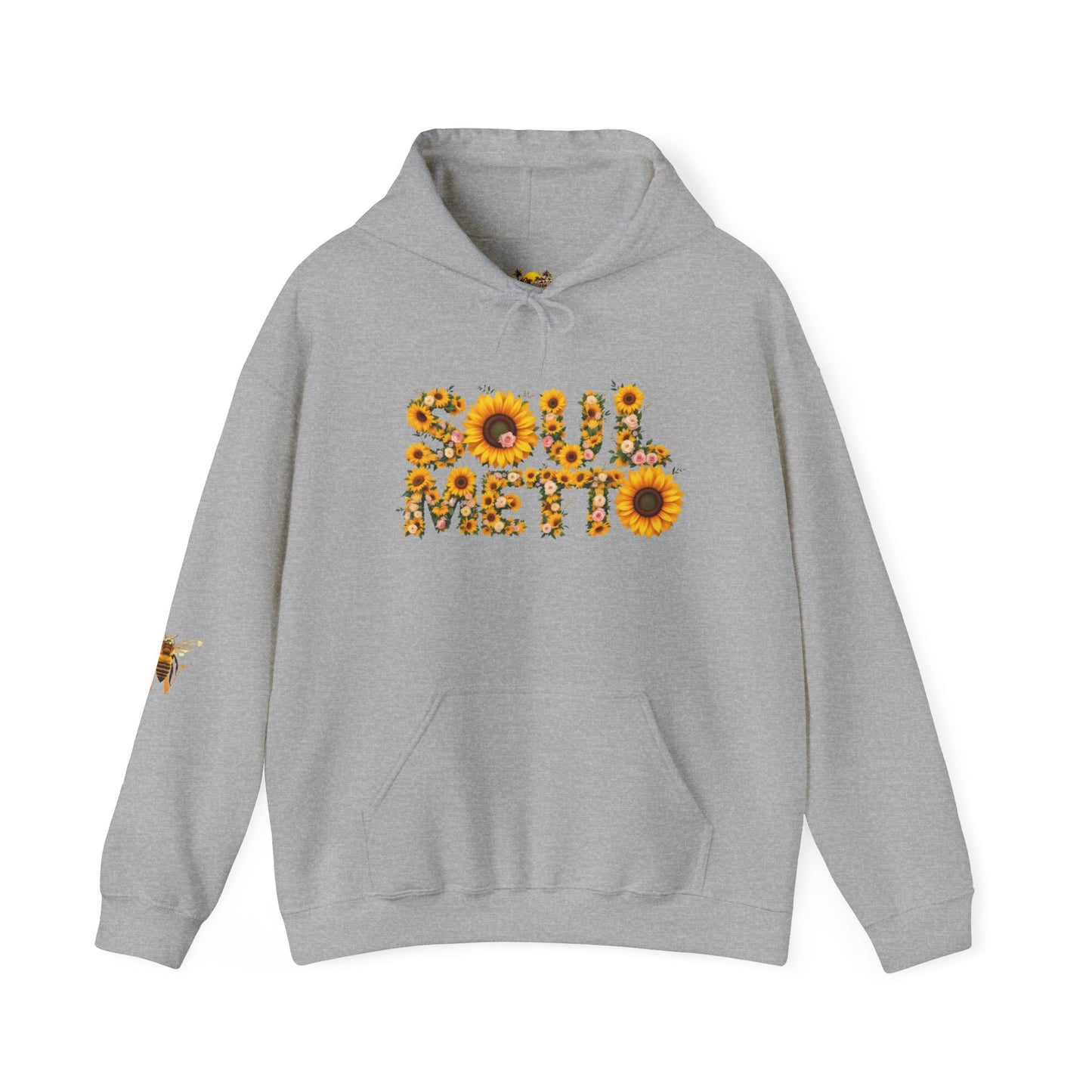 Four Bees Sunflower Crown Hoodie
