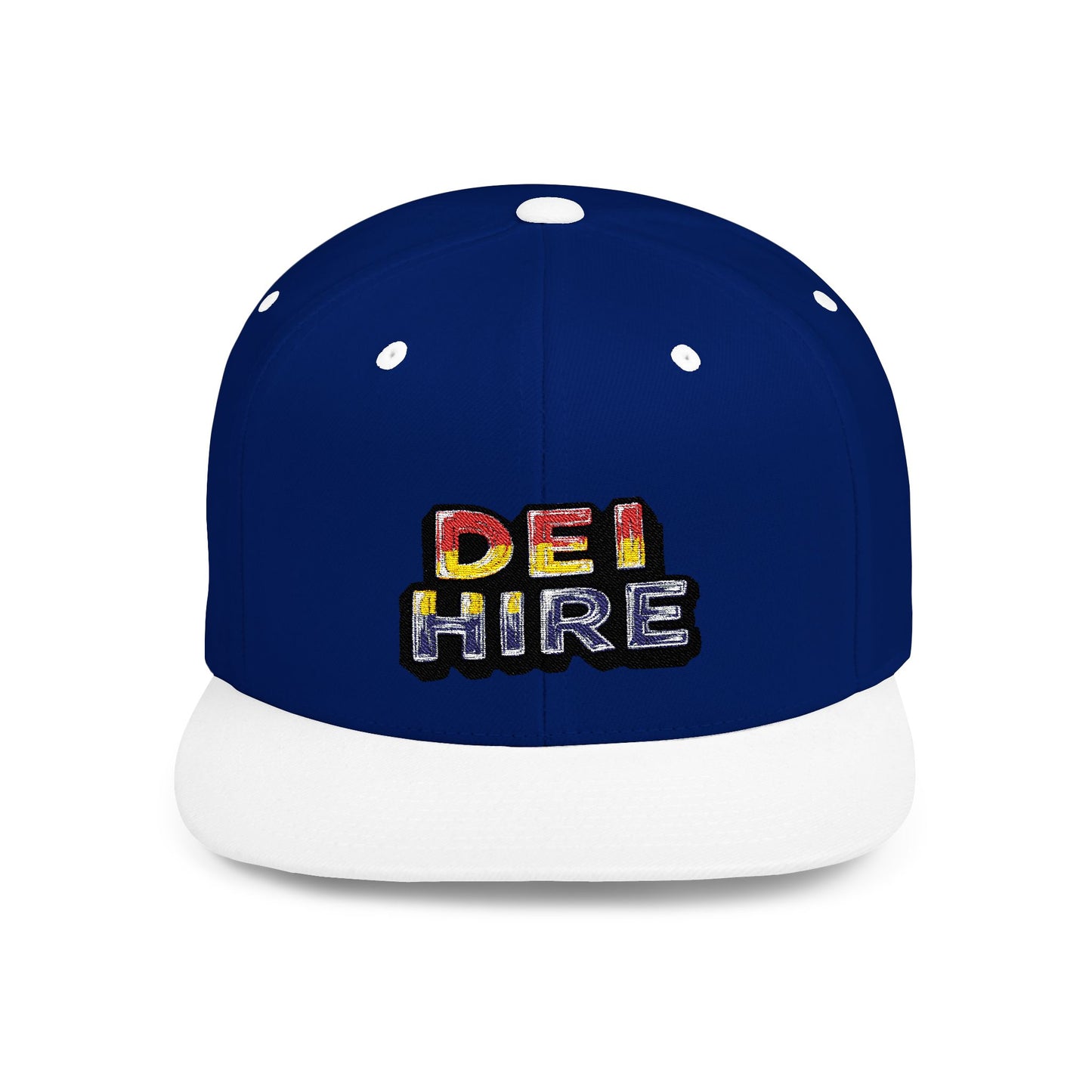DEI HIRE Statement Flat bill ball cap