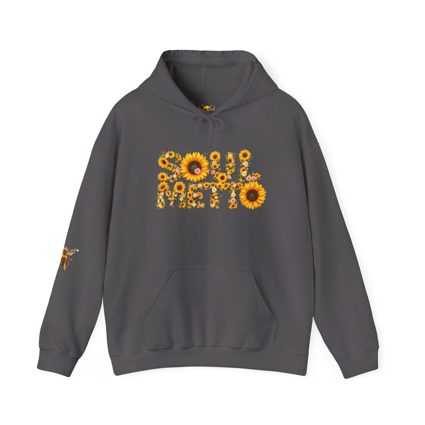 Four Bees Sunflower Crown Hoodie