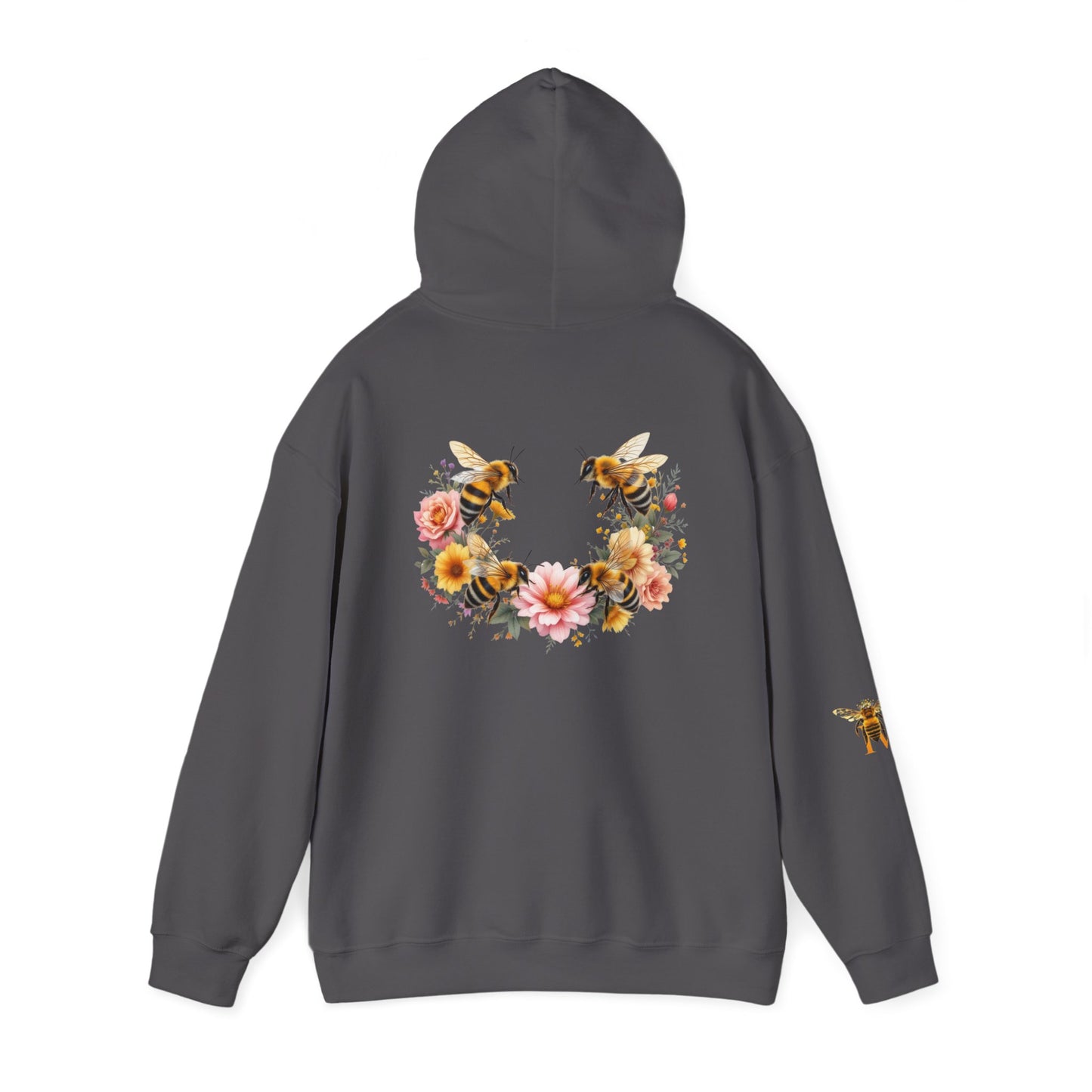 Four Bees Sunflower Crown Hoodie