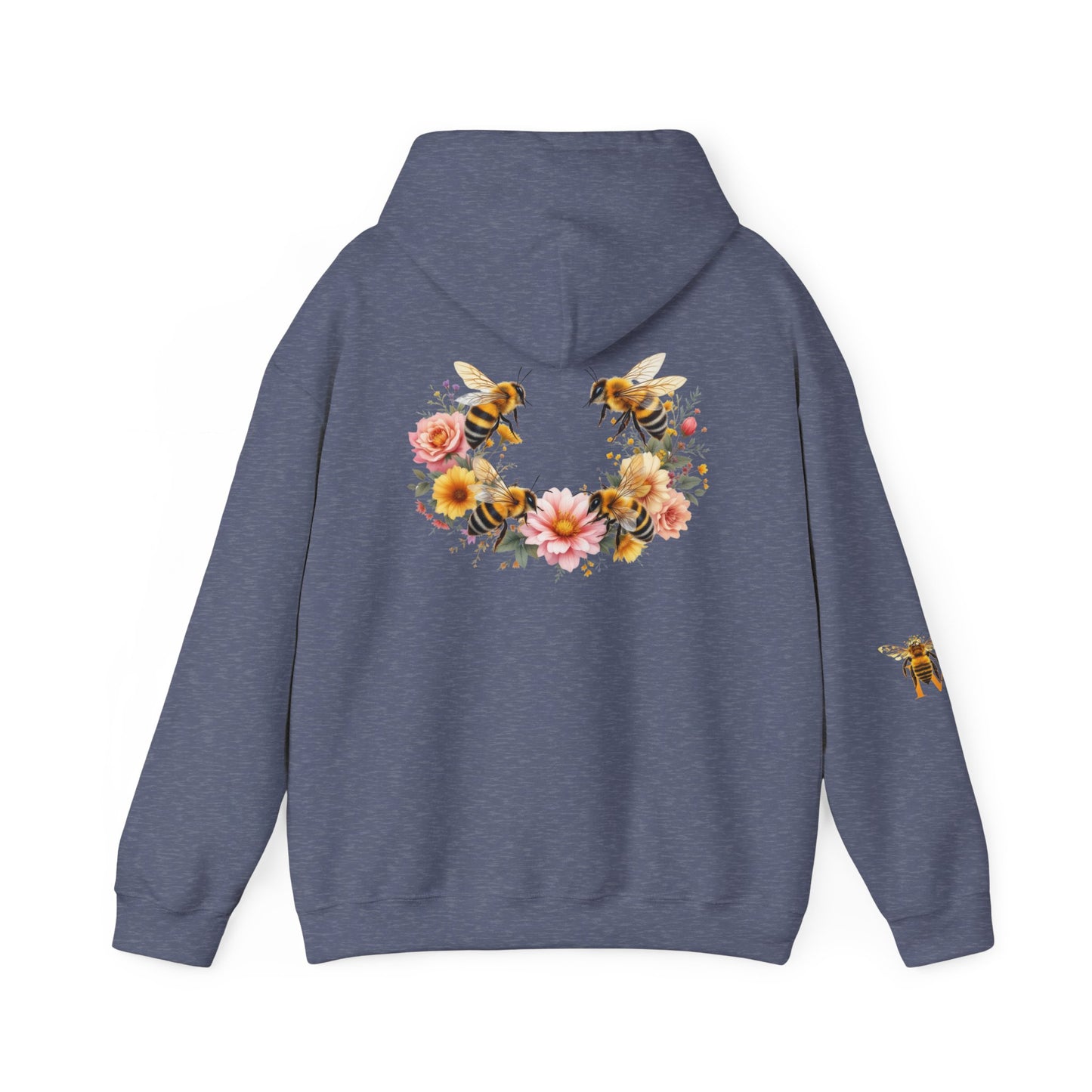 Four Bees Sunflower Crown Hoodie