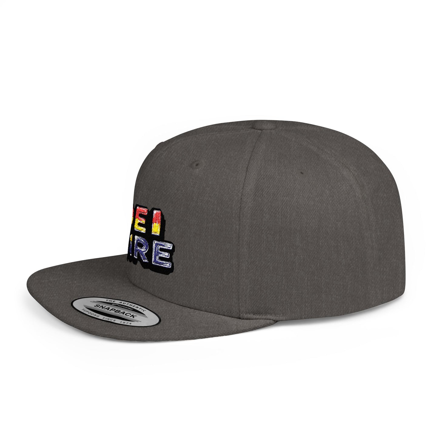 DEI HIRE Statement Flat bill ball cap