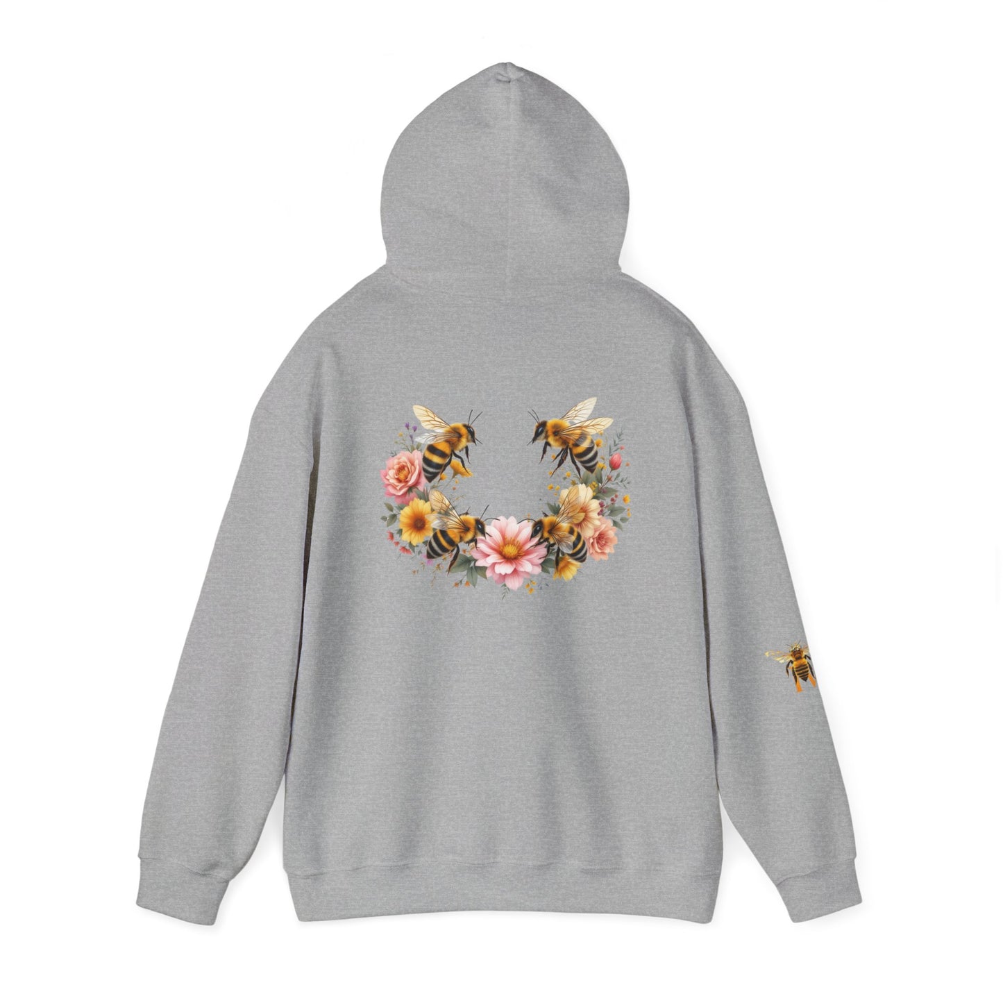 Four Bees Sunflower Crown Hoodie