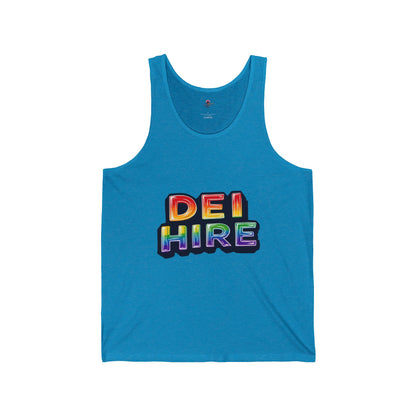 DEI HIRE Statement Tank Top - Modern Professional Comfort