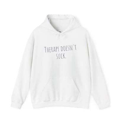 Hooded Sweatshirt 'therapy doesn't suck' mental health awareness SOULMETTO™