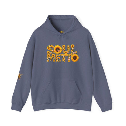 Four Bees Sunflower Crown Hoodie