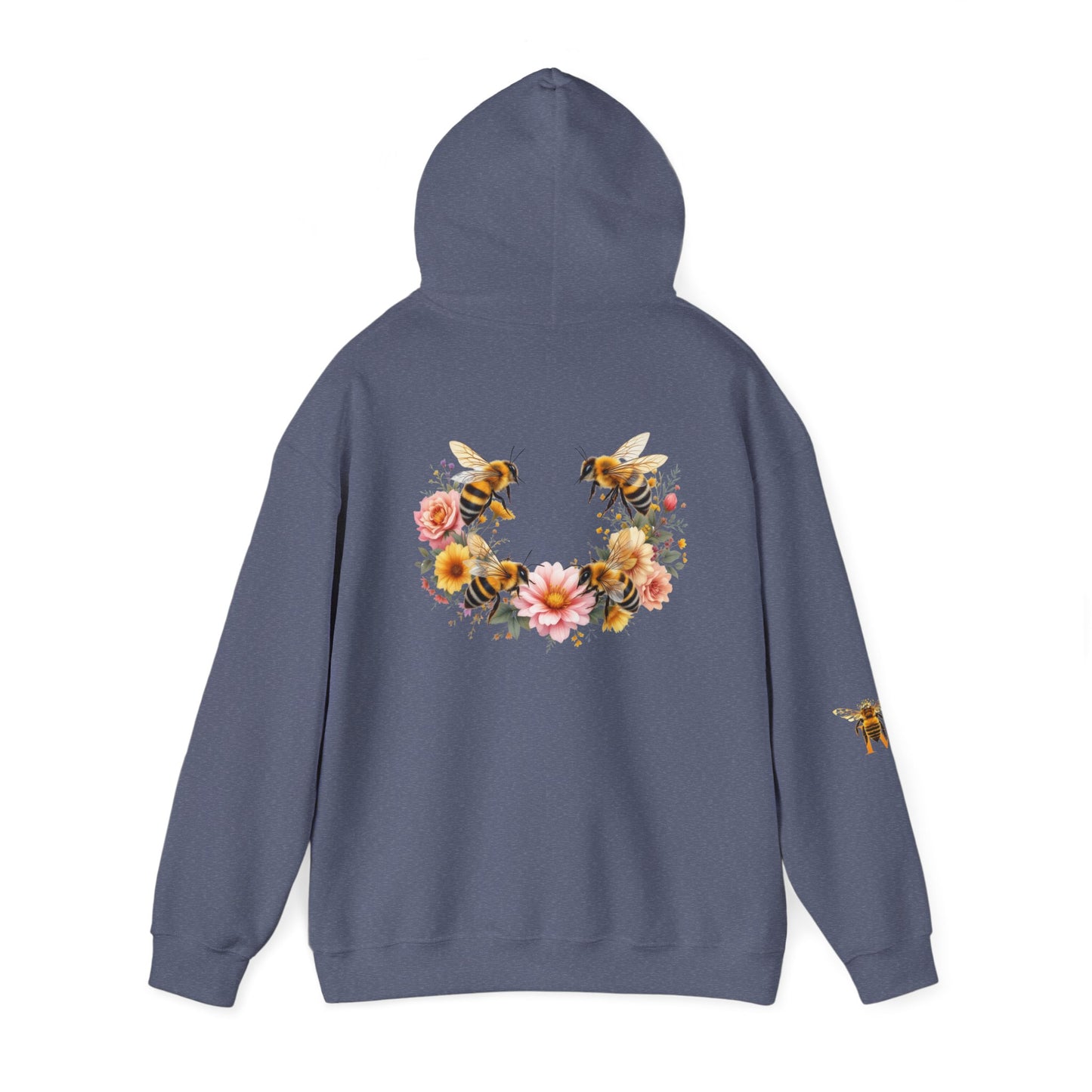 Four Bees Sunflower Crown Hoodie