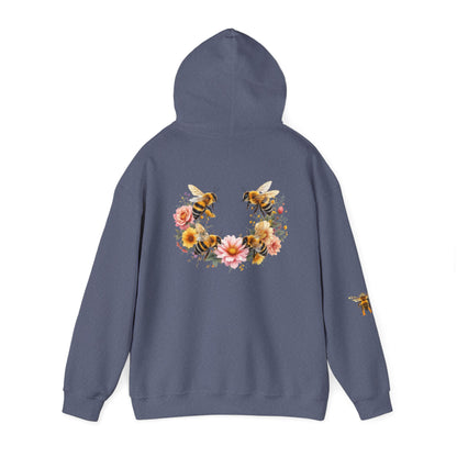 Four Bees Sunflower Crown Hoodie