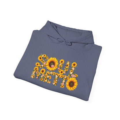 Four Bees Sunflower Crown Hoodie