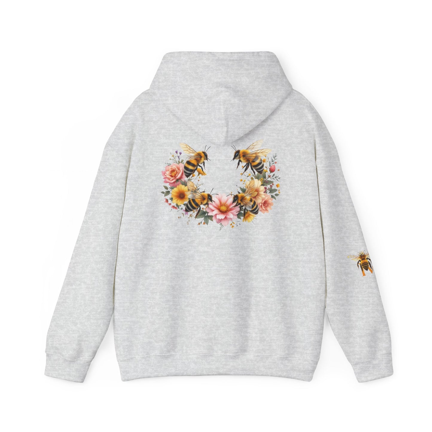 Four Bees Sunflower Crown Hoodie