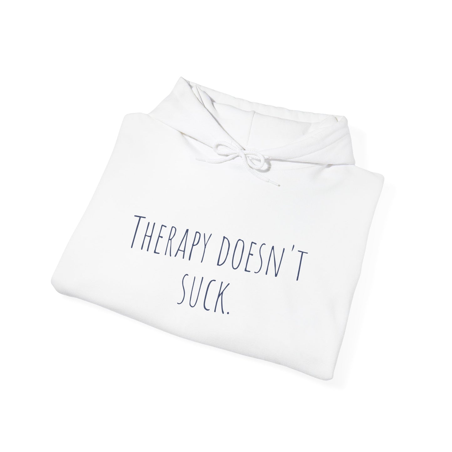 Hooded Sweatshirt 'therapy doesn't suck' mental health awareness SOULMETTO™