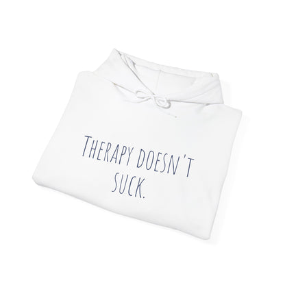 Hooded Sweatshirt 'therapy doesn't suck' mental health awareness SOULMETTO™