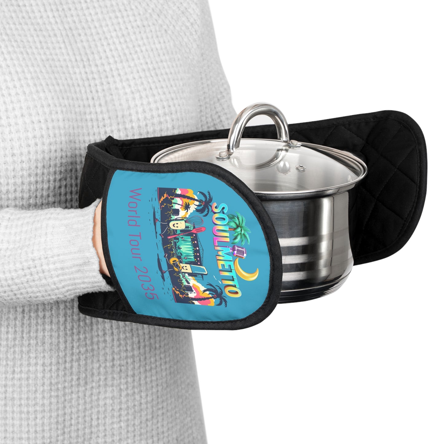 SOULMETTO™ World Tour 2035 Festival Kitchen Mitts
