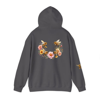 Four Bees Sunflower Crown Hoodie