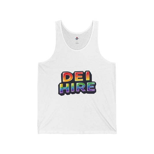 DEI HIRE Statement Tank Top - Modern Professional Comfort