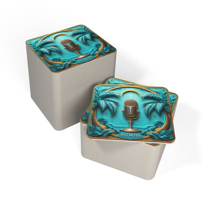 Sacred Sound Protection Coasters | SOULMETTO™ Festival Home Collection