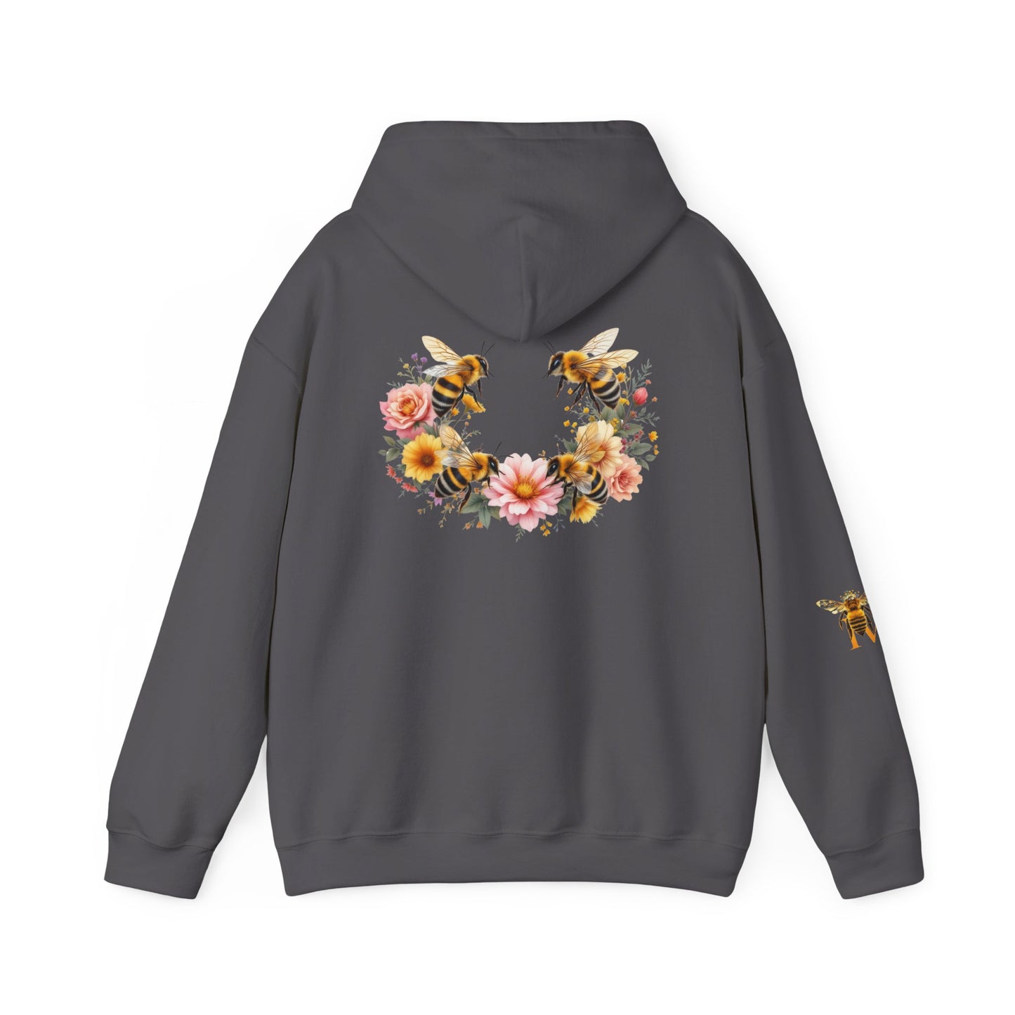 Four Bees Sunflower Crown Hoodie