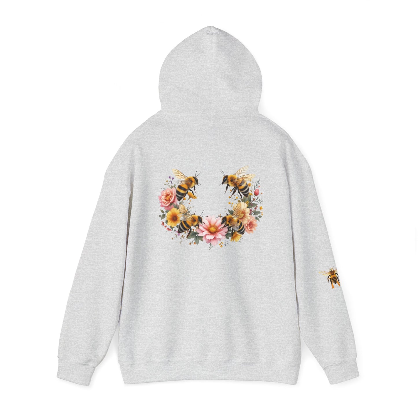 Four Bees Sunflower Crown Hoodie