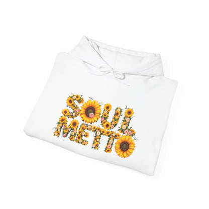 Four Bees Sunflower Crown Hoodie