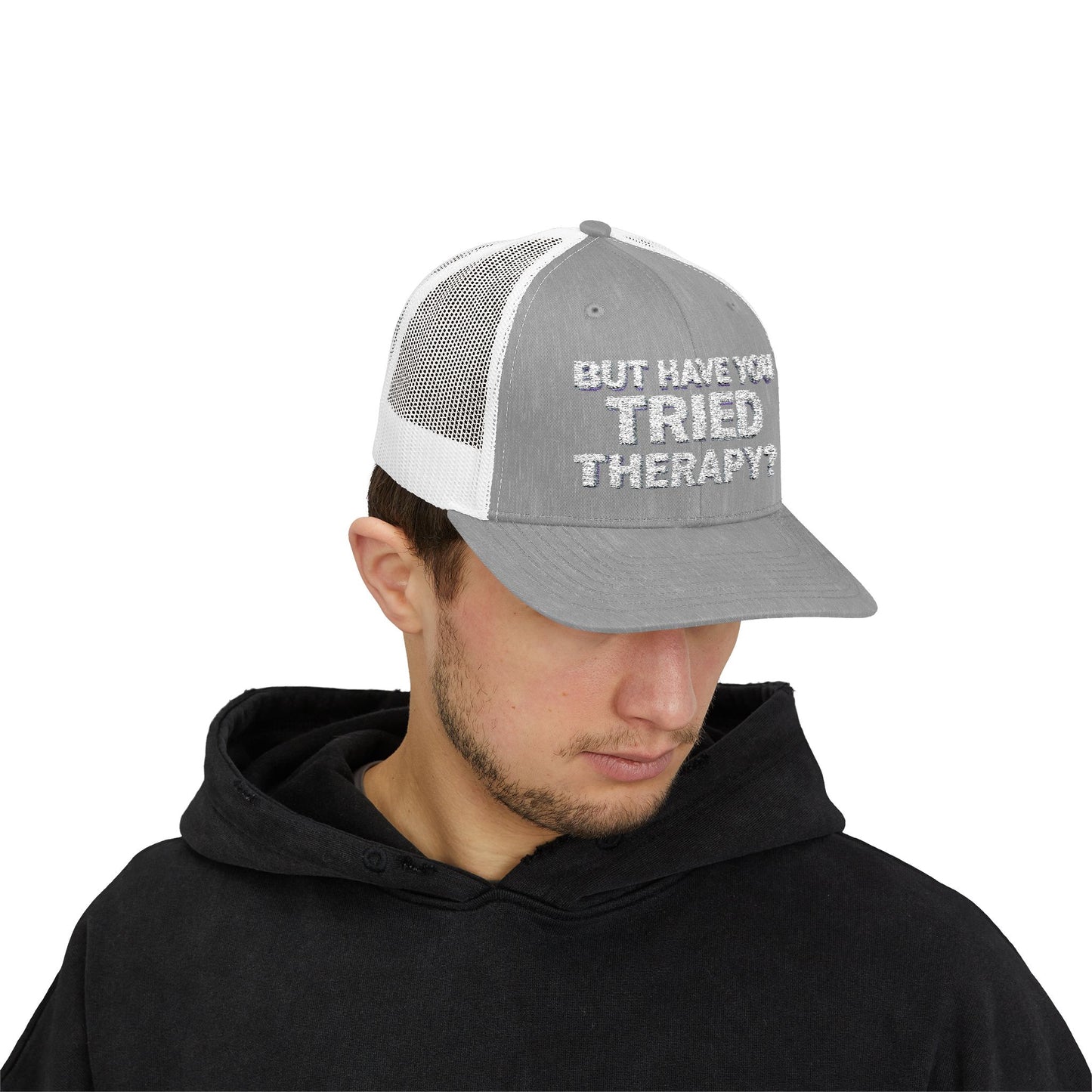SOULMETTO™ "But Have You Tried Therapy?" Trucker Cap