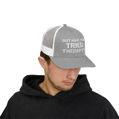 SOULMETTO™ "But Have You Tried Therapy?" Trucker Cap