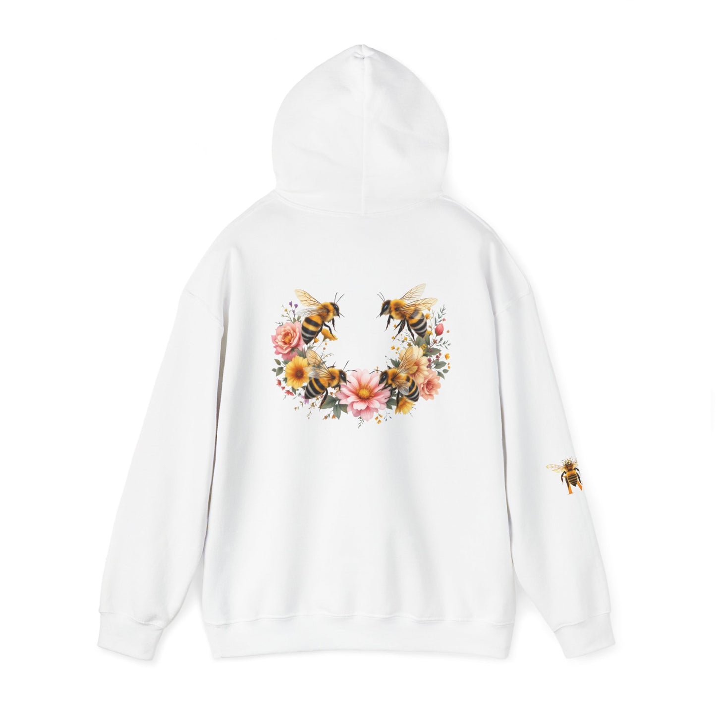 Four Bees Sunflower Crown Hoodie