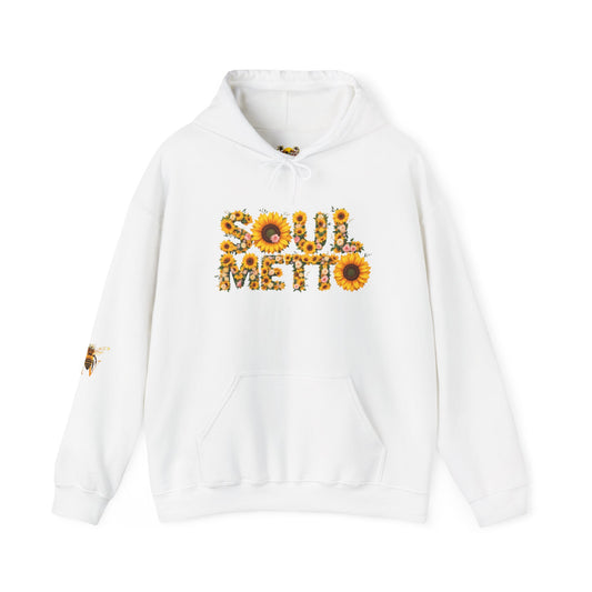 Four Bees Sunflower Crown Hoodie